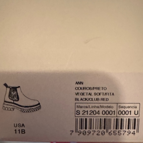 SCHUTZ Ann Leather Short Booties - Black size 11 - Picture 5 of 5